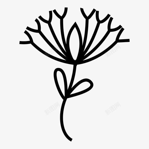 花卉花园手绘花卉系列1图标svg_新图网 https://ixintu.com 手绘 系列 花卉 花园