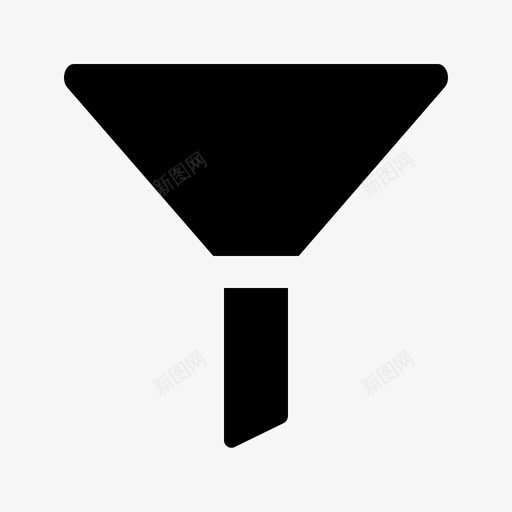 过滤器配方漏斗图标svg_新图网 https://ixintu.com 厨房 漏斗 过滤器 配方