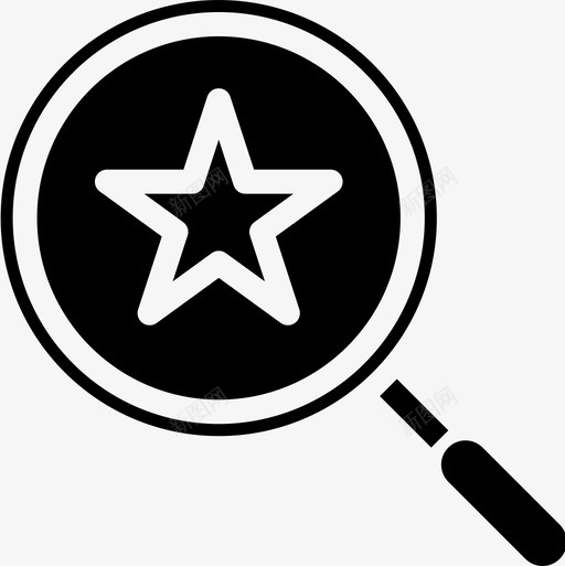 放大镜企业管理41坚实图标svg_新图网 https://ixintu.com 企业管理 坚实 放大镜