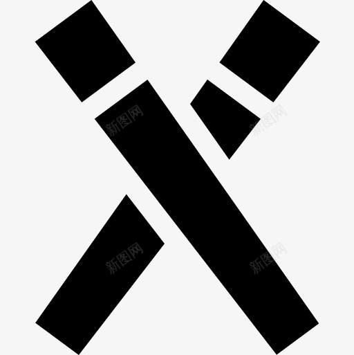 筷子亚洲餐厅7填充图标svg_新图网 https://ixintu.com 亚洲餐厅7 填充 筷子