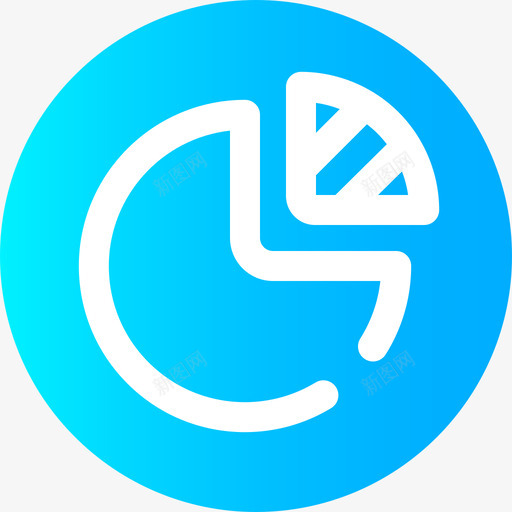 饼图业务348圆形图标svg_新图网 https://ixintu.com 业务348 圆形 饼图