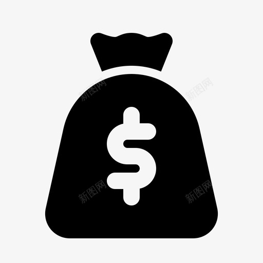 囊中羞涩财源稳健图标svg_新图网 https://ixintu.com 囊中羞涩 稳健 财源