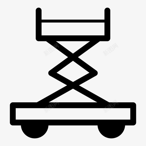 高空作业平台施工设备图标svg_新图网 https://ixintu.com 作业 工具 平台 施工 翻新 设备 高空作业