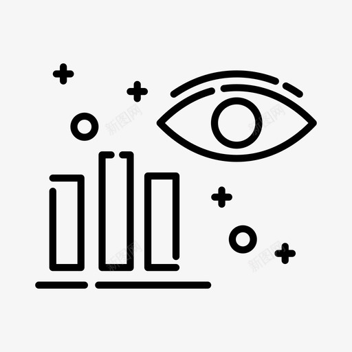 洞察力眼睛图形图标svg_新图网 https://ixintu.com 仪表盘 图形 媒体 洞察力 状态 病毒 眼睛 社交 营销