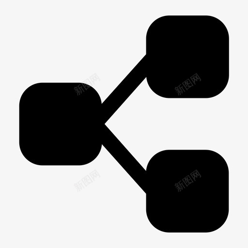 共享通信internet图标svg_新图网 https://ixintu.com internet 共享 发送 标志符 网络 通信