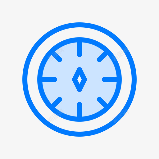 罗盘野营93蓝色图标svg_新图网 https://ixintu.com 罗盘 蓝色 野营