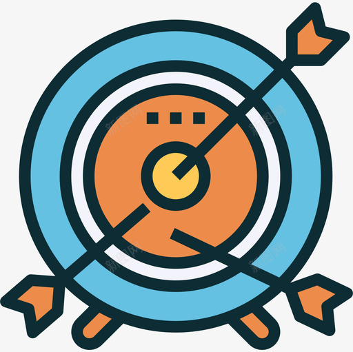 目标商务顾问3线条颜色图标svg_新图网 https://ixintu.com 商务 目标 线条 顾问 颜色