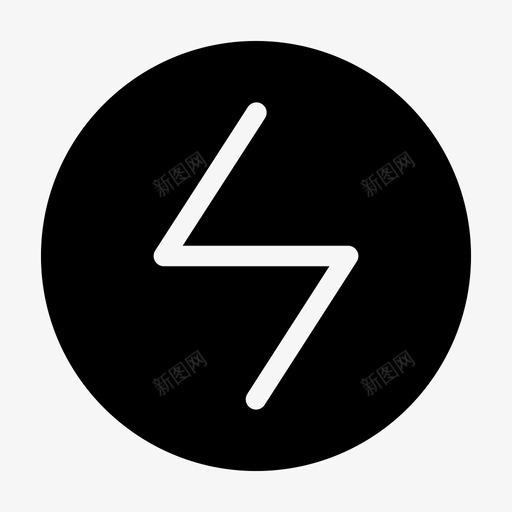 闪光灯照相机接口图标svg_新图网 https://ixintu.com 固态 多媒体 接口 照相机 用户界面 闪光灯