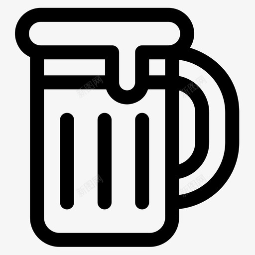 啤酒95岁生日直系图标svg_新图网 https://ixintu.com 95岁 啤酒 生日 直系
