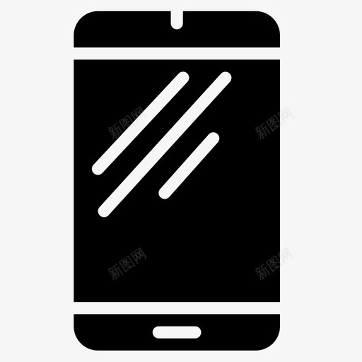 智能手机项目管理11填充图标svg_新图网 https://ixintu.com 填充 手机 智能 项目管理