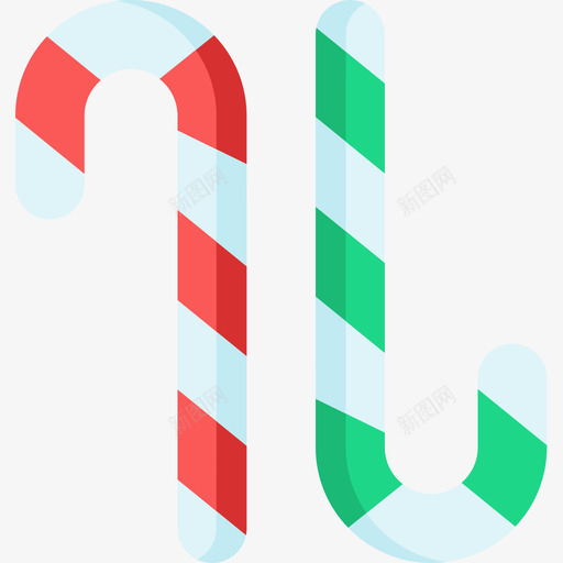 甘蔗糖糖果和糖果13扁平图标svg_新图网 https://ixintu.com 扁平 甘蔗 糖果 蔗糖