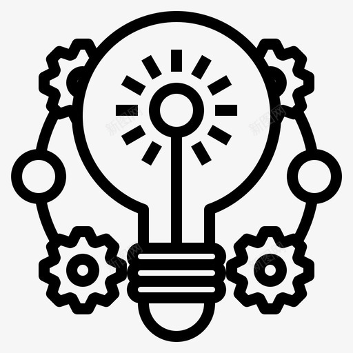 创意代理头脑风暴图标svg_新图网 https://ixintu.com 代理 创意 团队 大纲 头脑 工程师 开发 网站 风暴