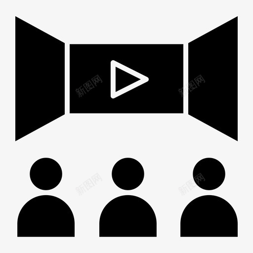 电影多媒体视频制作图标svg_新图网 https://ixintu.com 多媒体 电影 视频制作