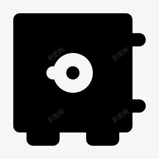 保险箱银行企业图标svg_新图网 https://ixintu.com 企业 企业管理 保险箱 扎实 资金 银行