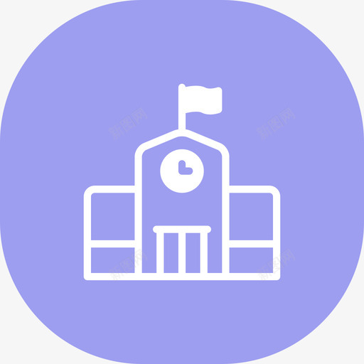 1-美国学校svg_新图网 https://ixintu.com 1-美国学校