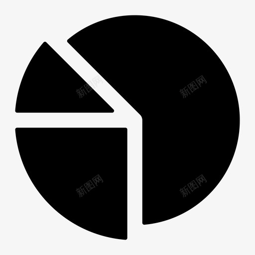 饼图分析信息图图标svg_新图网 https://ixintu.com 业务字形图标 信息图 分析 统计 饼图