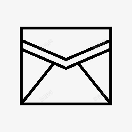 邮件信封信件图标svg_新图网 https://ixintu.com 信件 信封 发送 邮件 邮寄 邮递