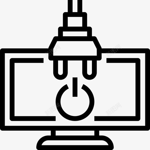 计算机拯救世界2线性图标svg_新图网 https://ixintu.com 世界 拯救 线性 计算机