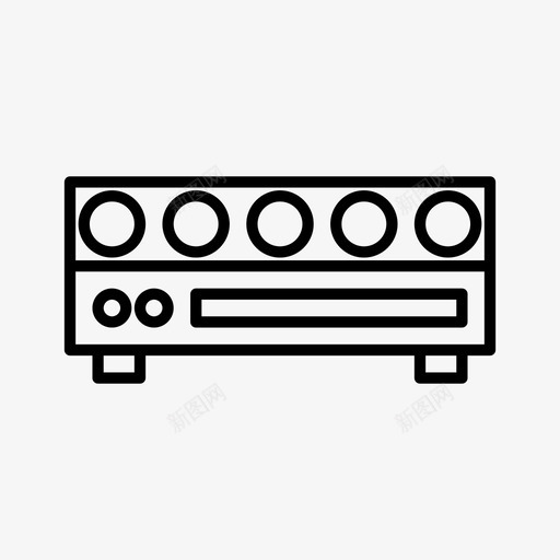 音频cd高保真图标svg_新图网 https://ixintu.com cd 播放器 收音机 音乐 音频 高保真