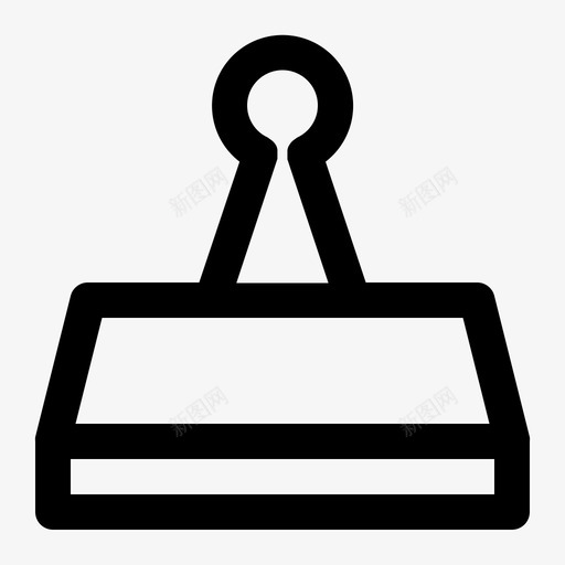 剪辑附加附件图标svg_新图网 https://ixintu.com 别针 剪辑 办公室 大纲 活页 电影 附件 附加