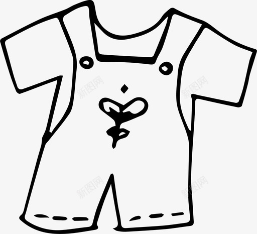 衣服套头衫婴儿用品系列图标svg_新图网 https://ixintu.com 套头衫 婴儿用品系列 衣服