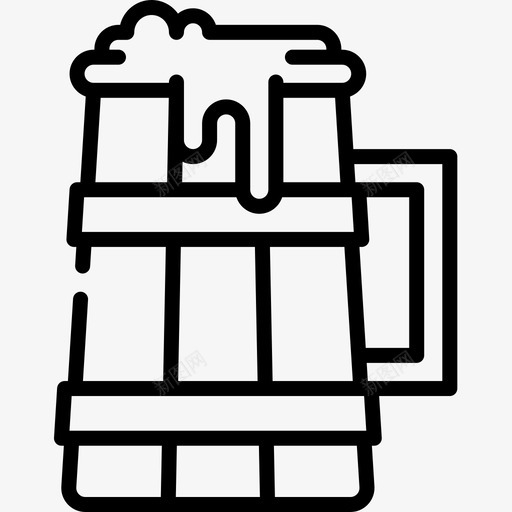 啤酒啤酒节30直系图标svg_新图网 https://ixintu.com 啤酒 啤酒节30 直系