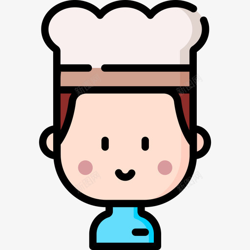 阿凡达送餐44线性颜色图标svg_新图网 https://ixintu.com 线性 送餐 阿凡 颜色