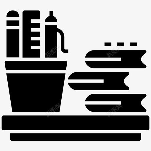 书桌读书处书房图标svg_新图网 https://ixintu.com 书房 书桌 图标 场所 字形 工作 工作场 读书 阅读