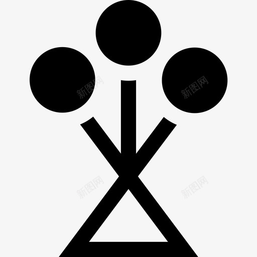 拨浪鼓婴儿和玩具7填充图标svg_新图网 https://ixintu.com 填充 婴儿 拨浪鼓 玩具