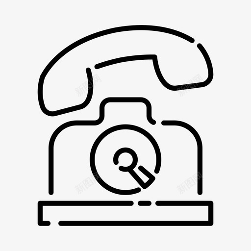 电话通讯联系我们图标svg_新图网 https://ixintu.com 仪表盘 我们 支持 电话 联系 通讯