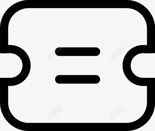 票源(未选中)svg_新图网 https://ixintu.com 票源(未选中)