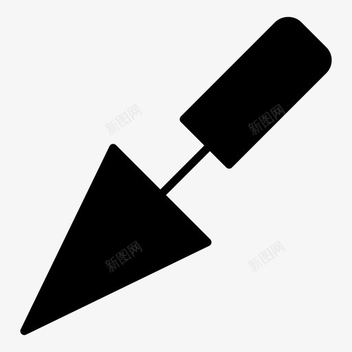 泥刀砌砖工建筑工具图标svg_新图网 https://ixintu.com 图标 字形 工具 建筑 建筑工 手工 泥刀 砌墙刀 砌砖 砖刀 砖工 铲子