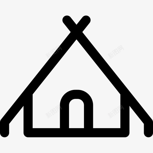 夏令营冒险48直系图标svg_新图网 https://ixintu.com 冒险 夏令营 直系