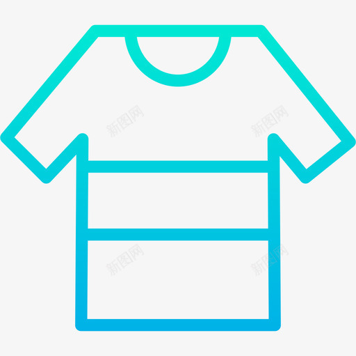 T恤服装与时尚3渐变色图标svg_新图网 https://ixintu.com T恤 服装与时尚3 渐变色