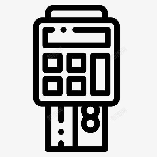 订单电子商务83线性图标svg_新图网 https://ixintu.com 电子商务 线性 订单