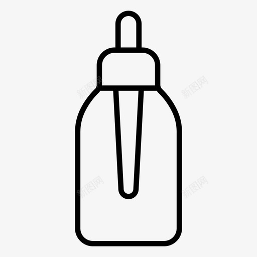 精油芳香疗法滴管图标svg_新图网 https://ixintu.com 传统药物 滴管 精油 芳香疗法 药物