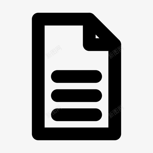 文件业务数据图标svg_新图网 https://ixintu.com 业务 业务管理黑色 数据 文件 文档 管理