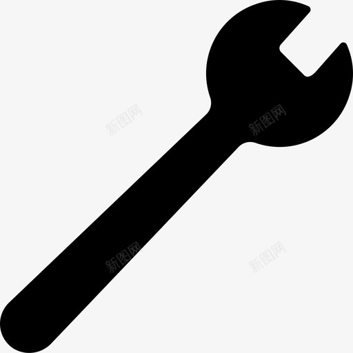 扳手修理维护图标svg_新图网 https://ixintu.com 修理 工具 扳手 移动用户界面部件 维护