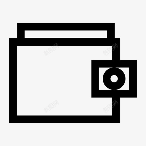 钱包商务现金图标svg_新图网 https://ixintu.com 业务 商务 支付 现金 管理 金融 钱包