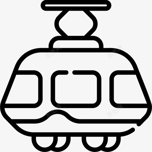 有轨电车30号铁路直线图标svg_新图网 https://ixintu.com 30号铁路 有轨电车 直线
