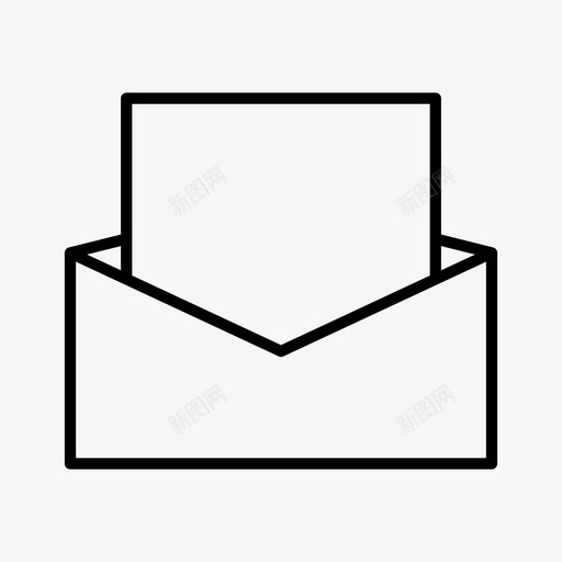 附件文件电子邮件图标svg_新图网 https://ixintu.com 发送 文件 电子邮件 附件