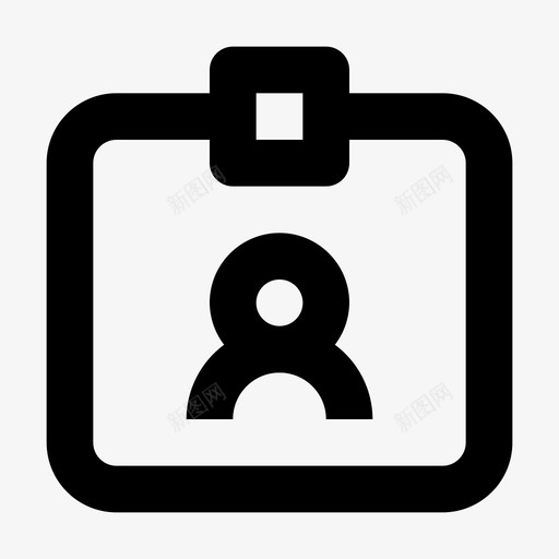 身份证简历简介图标svg_新图网 https://ixintu.com 业务 简介 简历 身份证