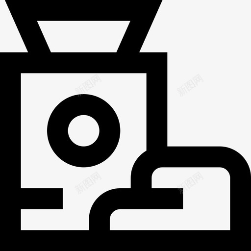 煤格栅3线性图标svg_新图网 https://ixintu.com 格栅 线性