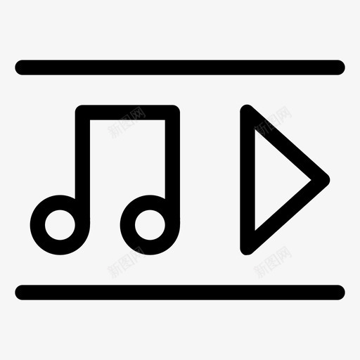 曲目音频文件图标svg_新图网 https://ixintu.com 1px pear ui 多媒体 文件 曲目 音乐 音频