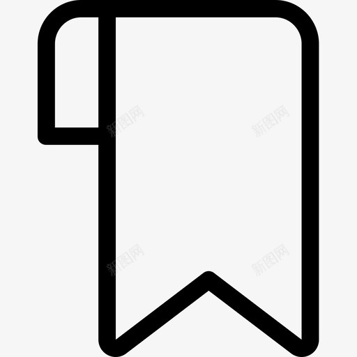 书签多媒体32线性图标svg_新图网 https://ixintu.com 书签 多媒体 线性