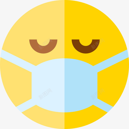 生病表情11平淡图标svg_新图网 https://ixintu.com 平淡 生病 表情11
