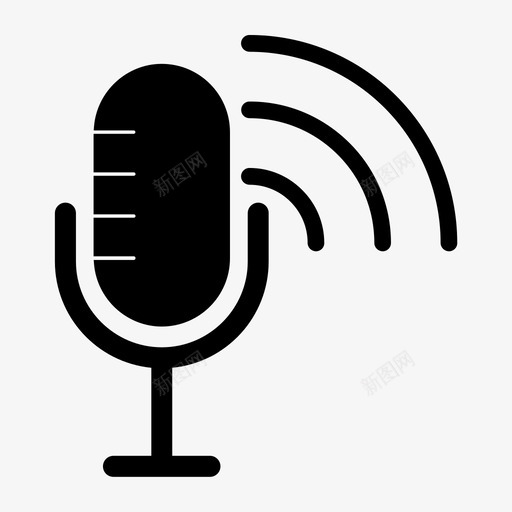 麦克风扬声器演讲图标svg_新图网 https://ixintu.com 声音 扬声器 比赛 演讲 运动 麦克风