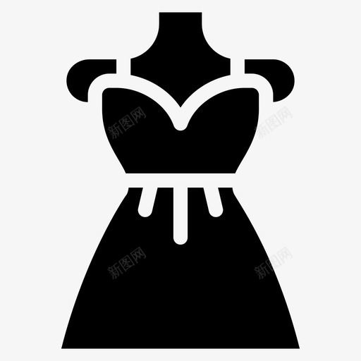 服装时装人体模特图标svg_新图网 https://ixintu.com 人体模特 时装 服装