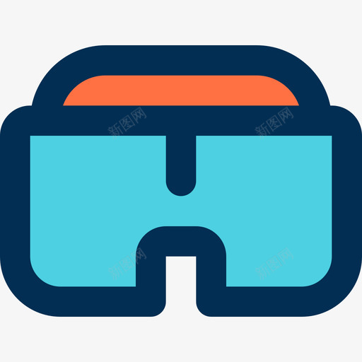 Vr眼镜游戏59线性颜色图标svg_新图网 https://ixintu.com Vr 游戏 眼镜 线性 颜色
