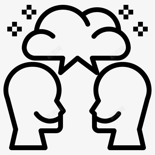 伙伴关系业务会议图标svg_新图网 https://ixintu.com 业务 伙伴关系 会议 创业概要 团队 技术